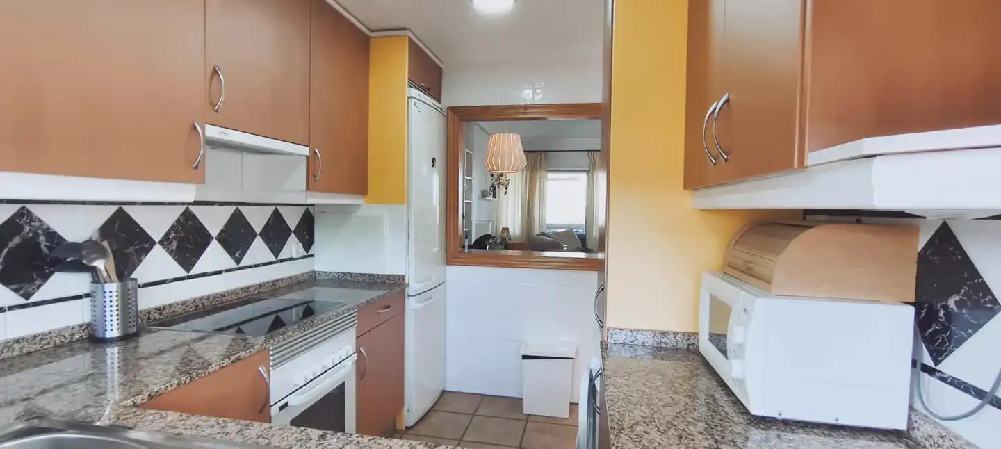 Kitchen of Apartments for rent in Vera  with Air Conditioner, Terrace and Furnished