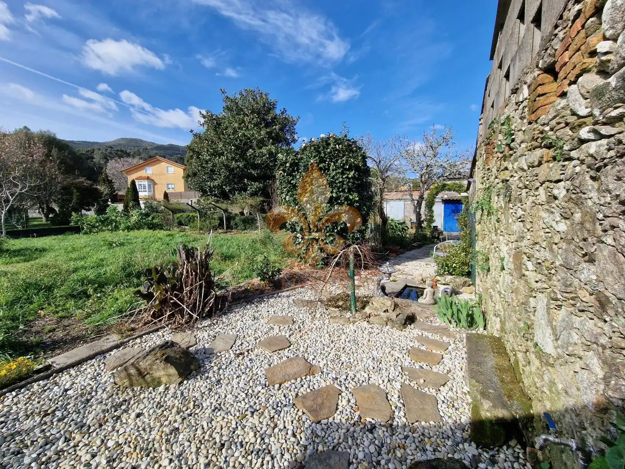 Jardí de Casa o xalet en venda en O Rosal   amb Calefacció, Jardí privat i Terrassa