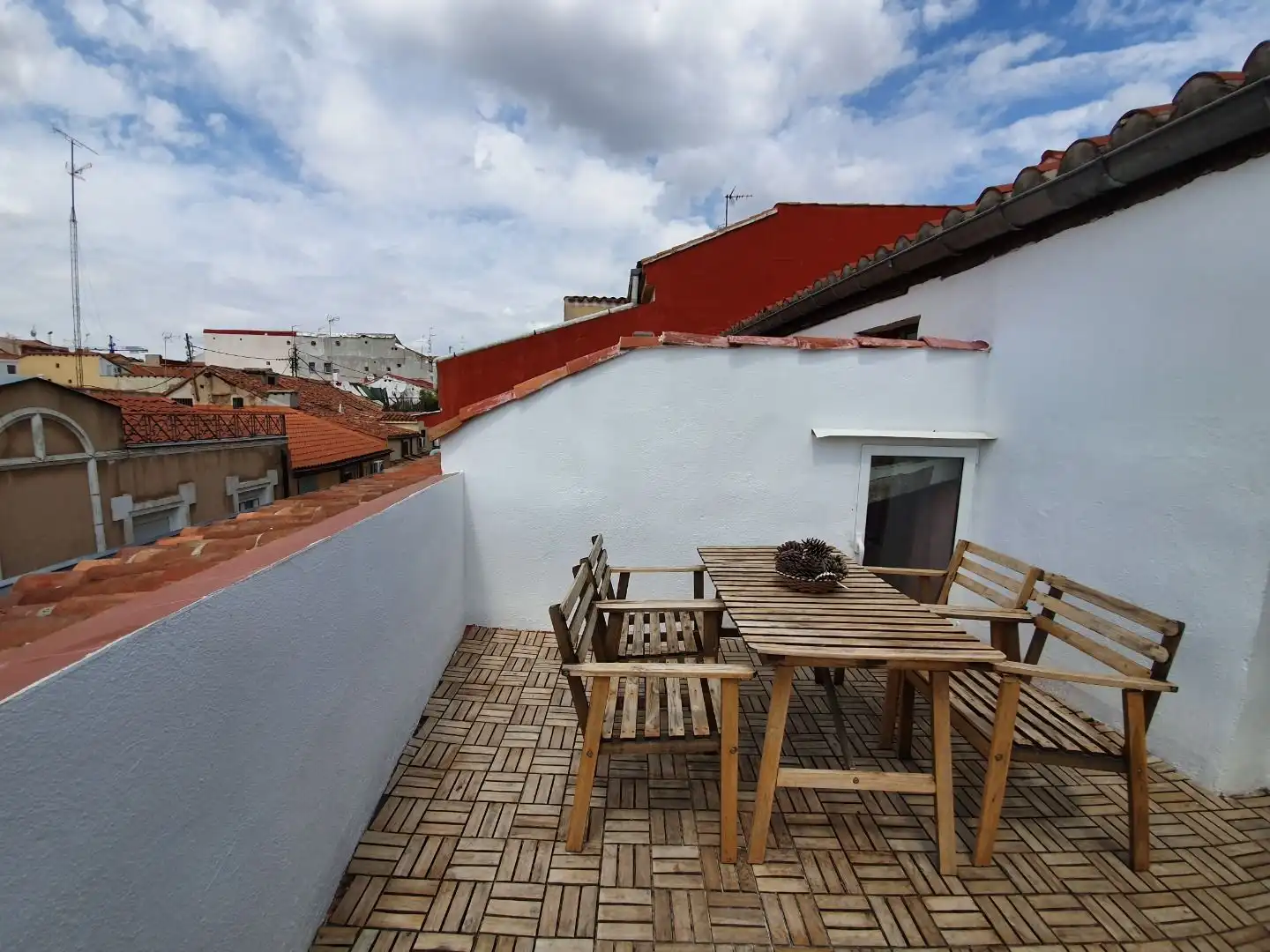 Terraza de Ático de alquiler en Madrid con Aire acondicionado, Calefacción y Terraza