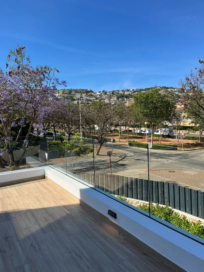 Terraza de Apartamento de alquiler en Jávea / Xàbia con Aire acondicionado y Trastero