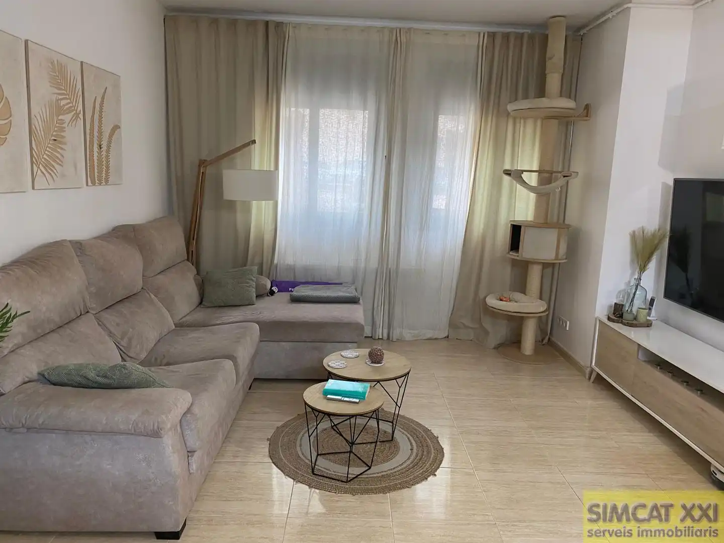 Living room of Flat for sale in Navata  with Heating, Storage room and Community pool