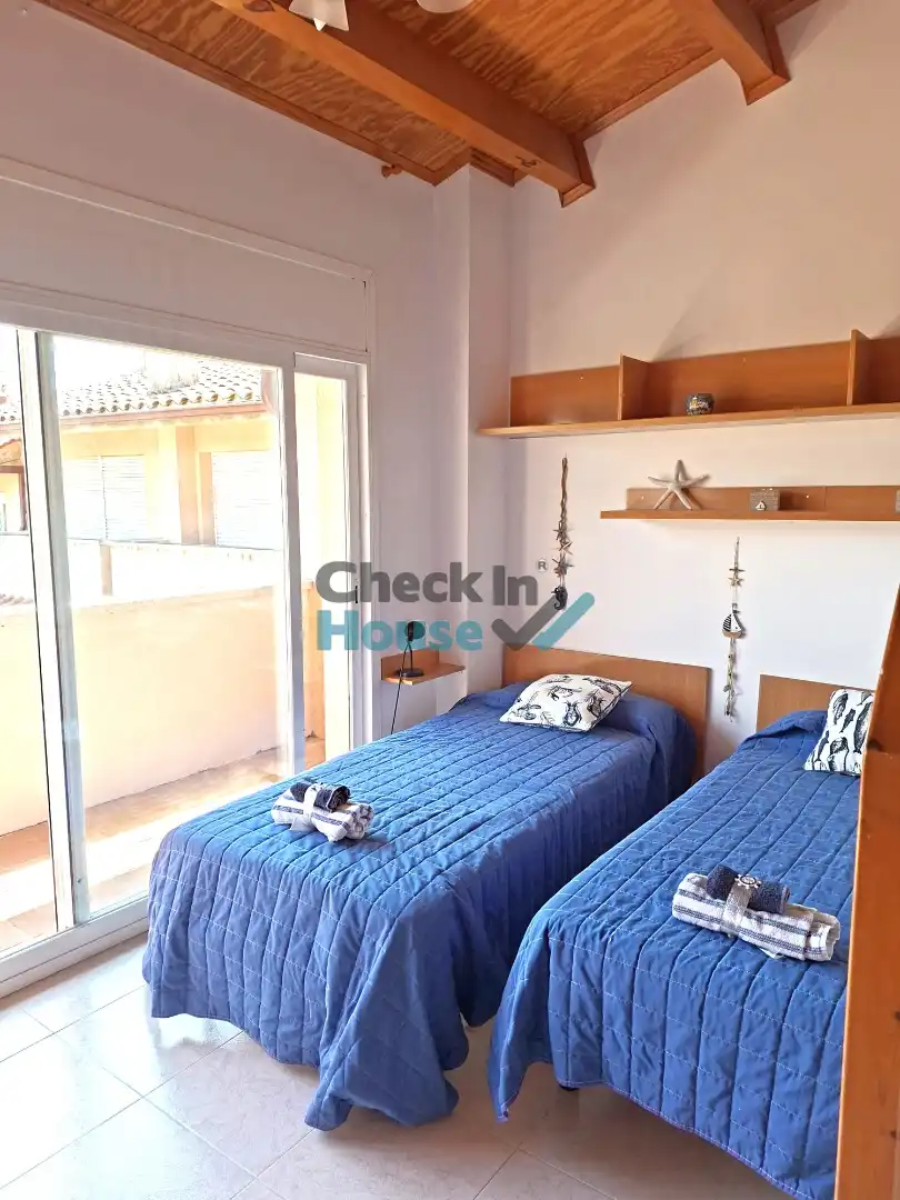 Bedroom of Detached homes for rent in Sant Feliu de Guíxols  with Heating, Private garden and Furnished