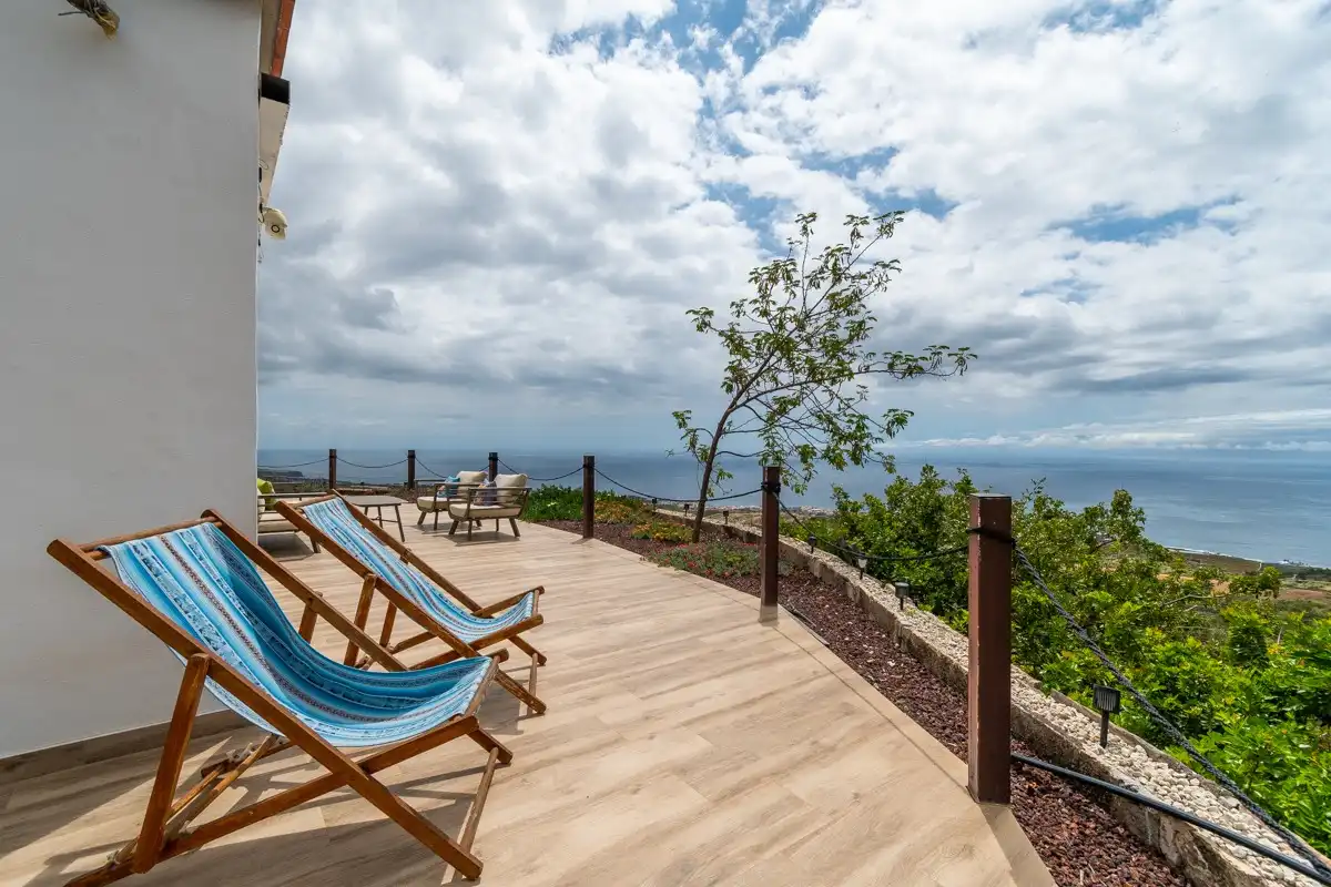 Terraza de Finca rústica en venta en Guía de Isora con Jardín privado, Terraza y Piscina