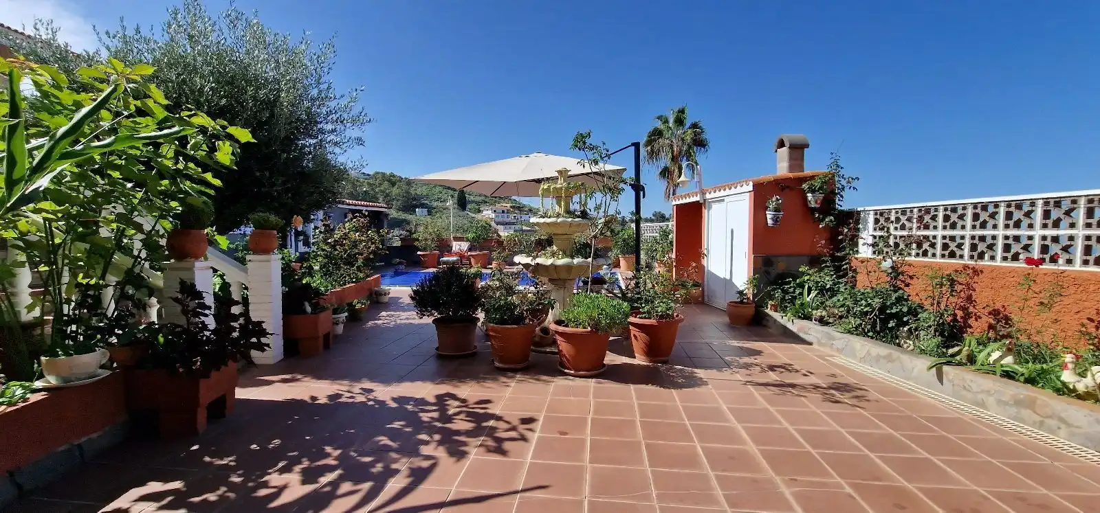 Jardín de Casa o chalet en venta en Firgas con Jardín privado, Piscina y Amueblado