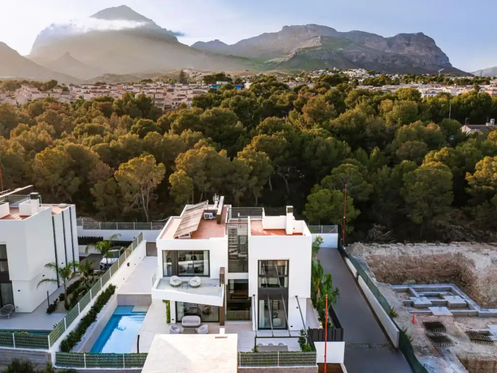 Vista exterior de Casa o xalet en venda en La Nucia