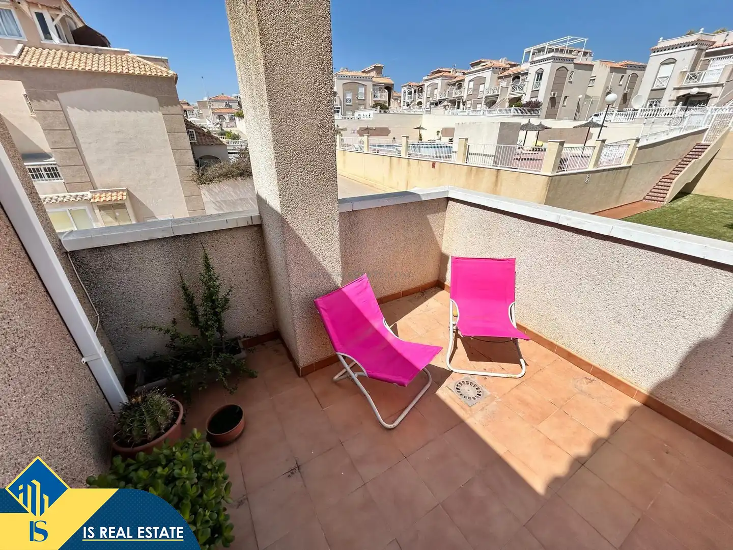 Terrassa de Casa adosada de lloguer en Torrevieja amb Aire condicionat, Calefacció i Jardí privat