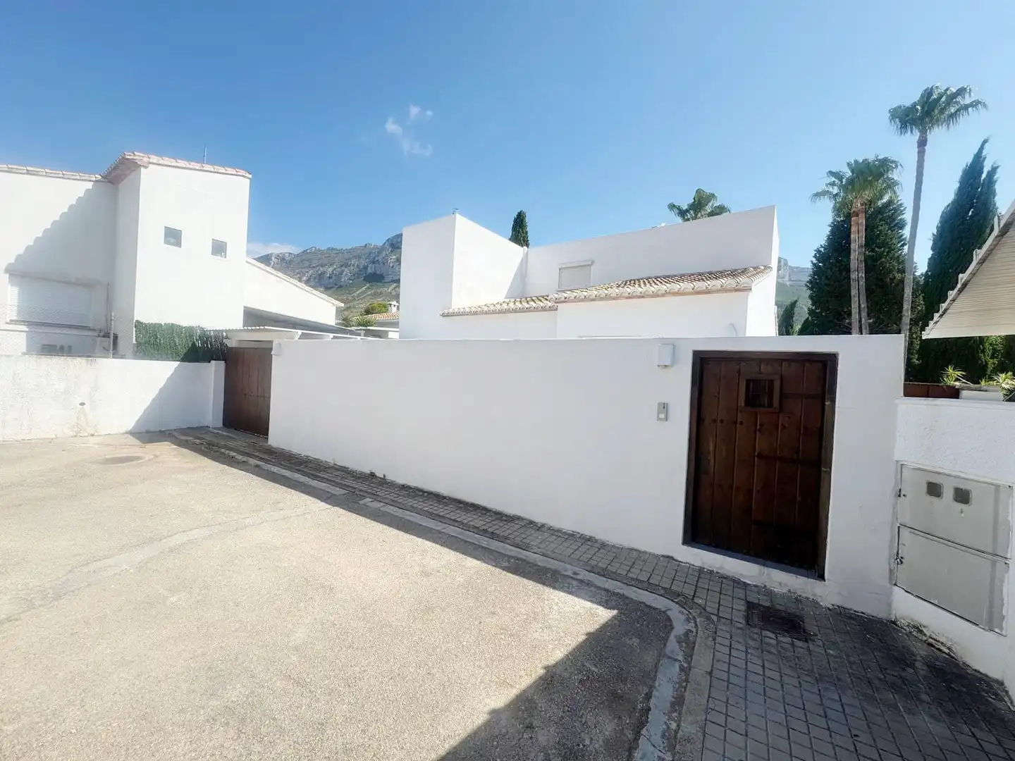 Exterior view of Houses for rent in Dénia  with Air Conditioner, Heating and Private garden