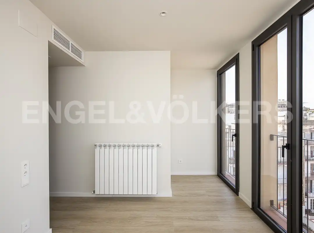 Schlafzimmer von Maisonette zum Verkauf in Barcelona mit Klimaanlage, Heizung und Parkett