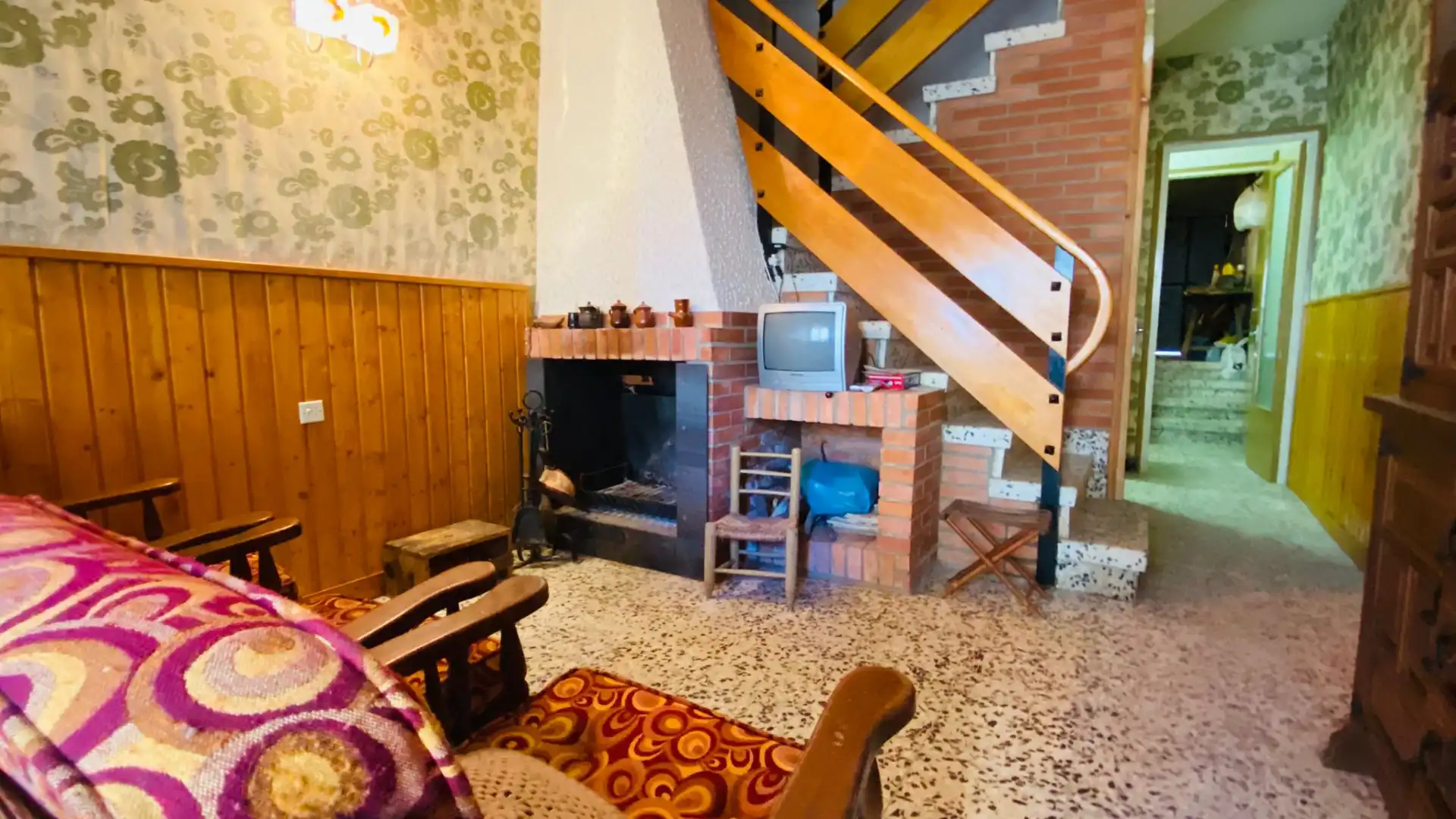Living room of Detached homes for sale in Forcall  with Terrace, Storage room and Furnished
