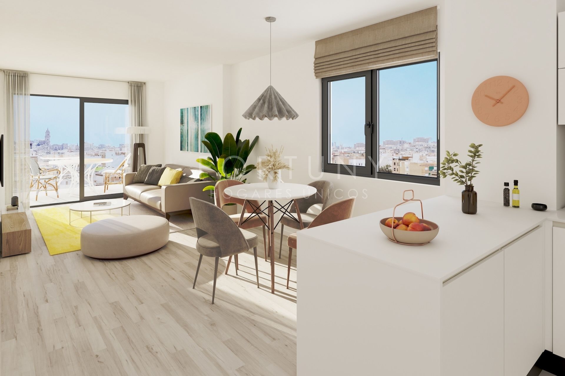 Sala d'estar de Pis en venda en Málaga Capital amb Aire condicionat, Terrassa i Traster