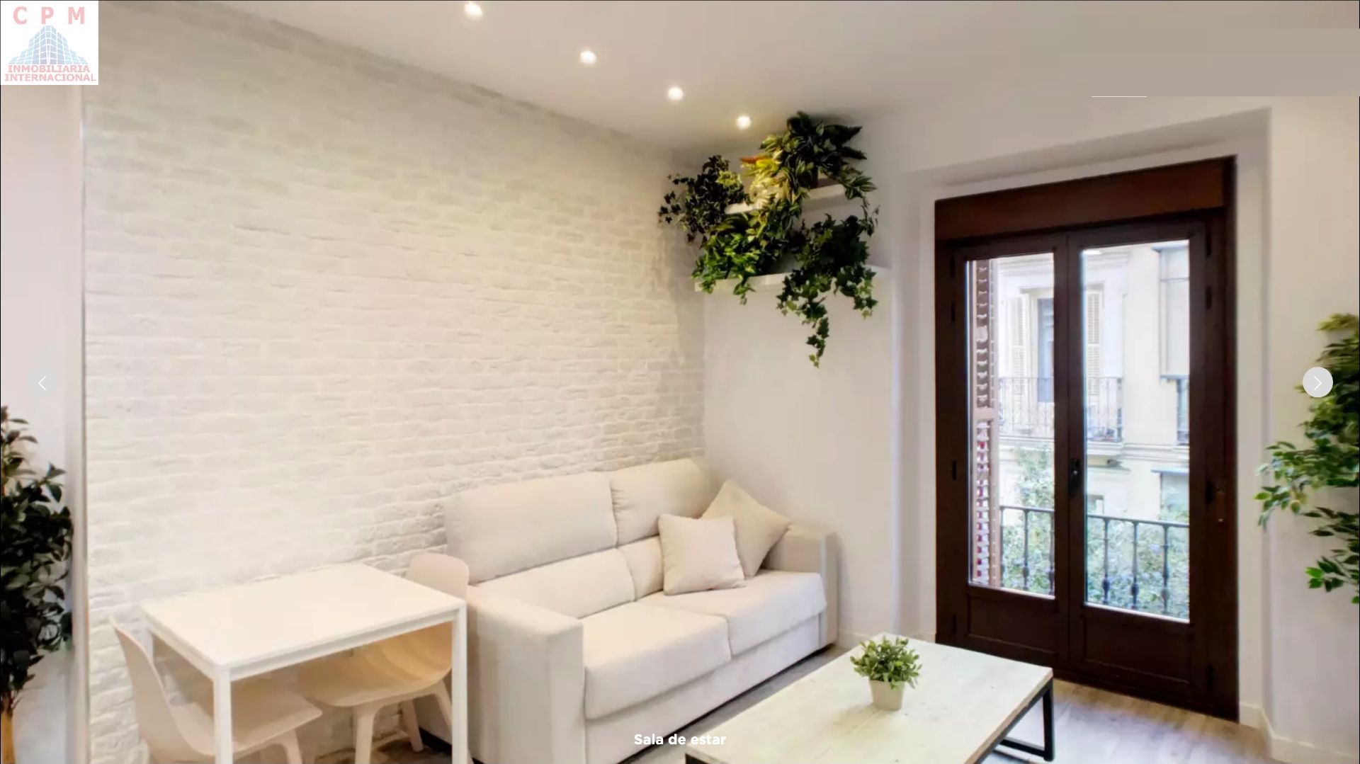 Sala de estar de Piso de alquiler en  Madrid Capital con Aire acondicionado, Calefacción y Amueblado