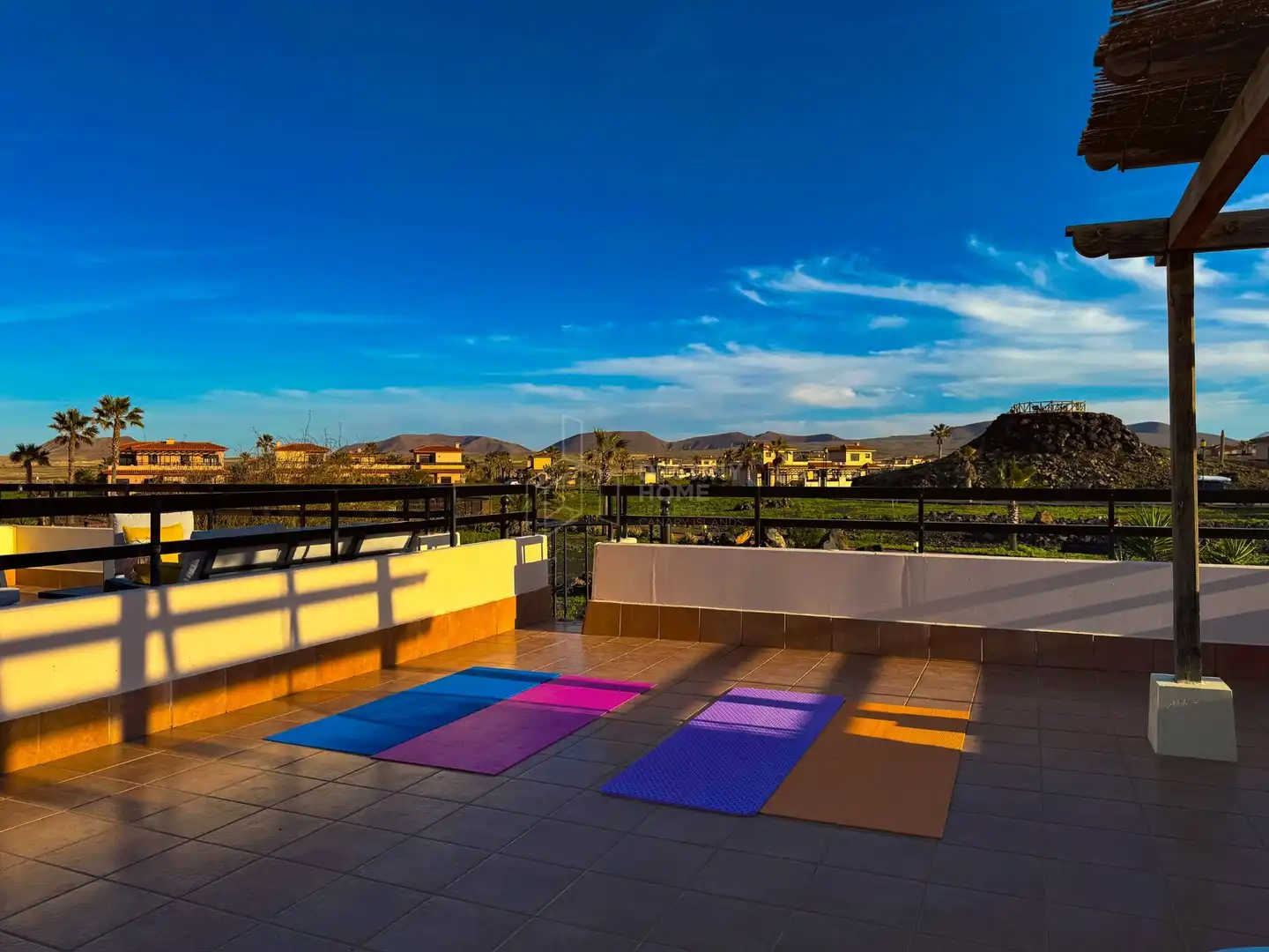 Terrassa de Casa adosada en venda en La Oliva amb Aire condicionat, Jardí privat i Terrassa