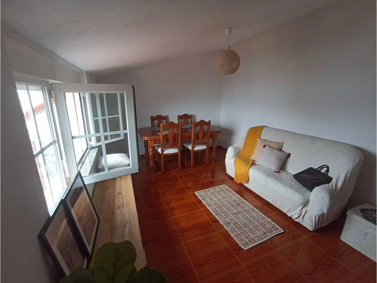 Sala de estar de Piso en venta en Muros con Amueblado y Alarma