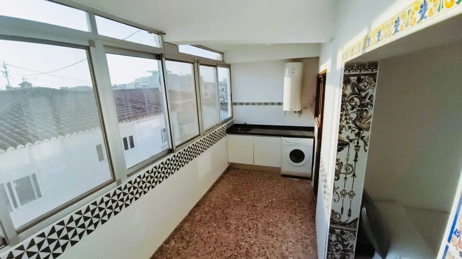 Kitchen of Apartments for sale in Oliva  with Air Conditioner, Heating and Terrace