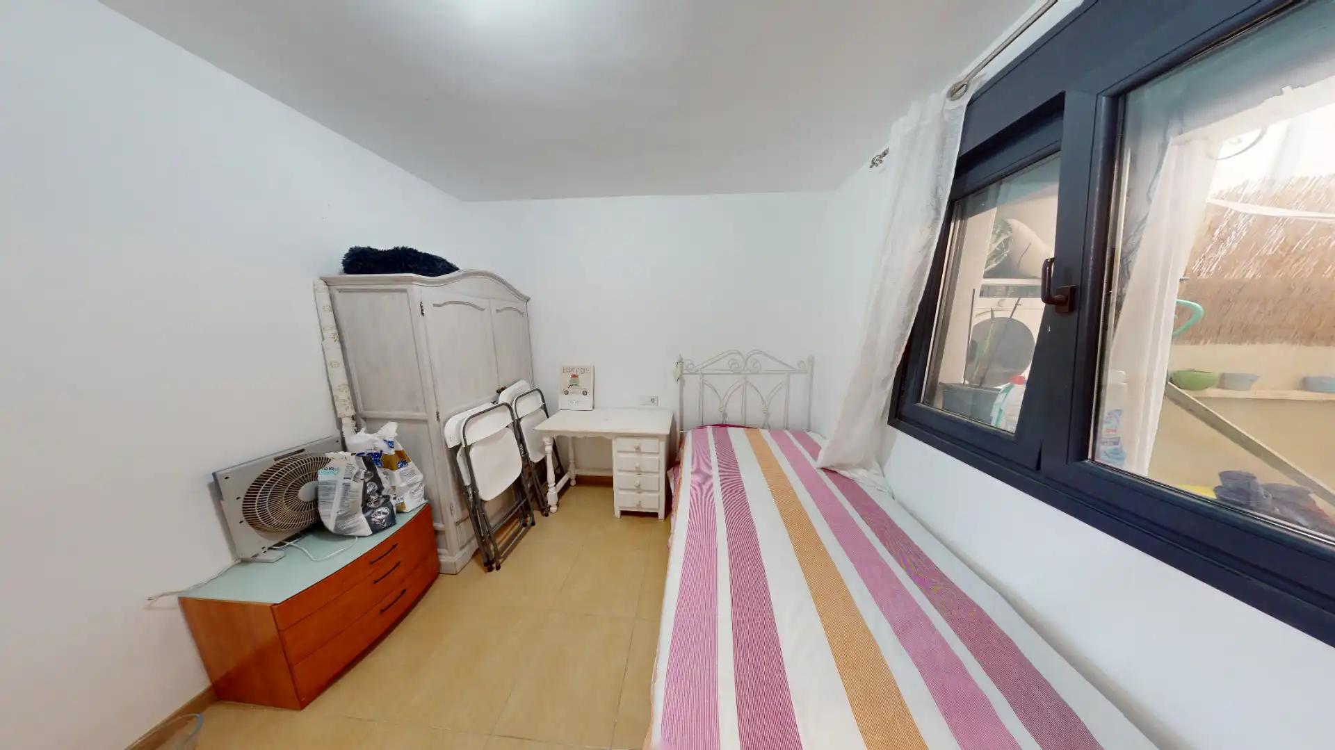 Bedroom of Flat for sale in Roquetas de Mar  with Air Conditioner, Heating and Private garden