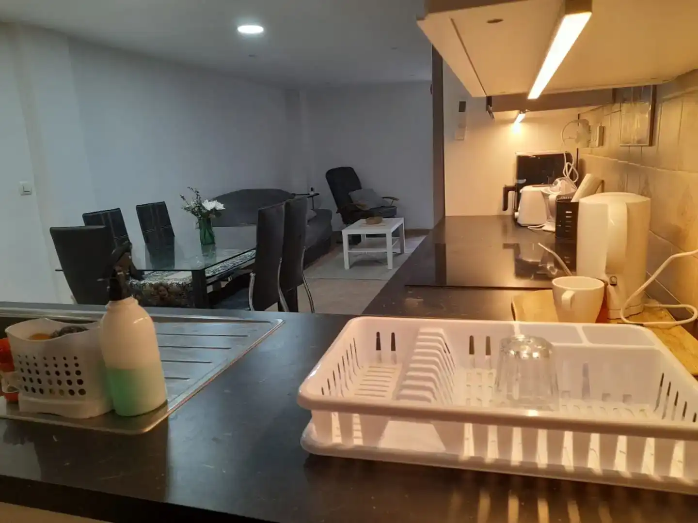 Kitchen of Flat for rent in  Valencia Capital  with Air Conditioner