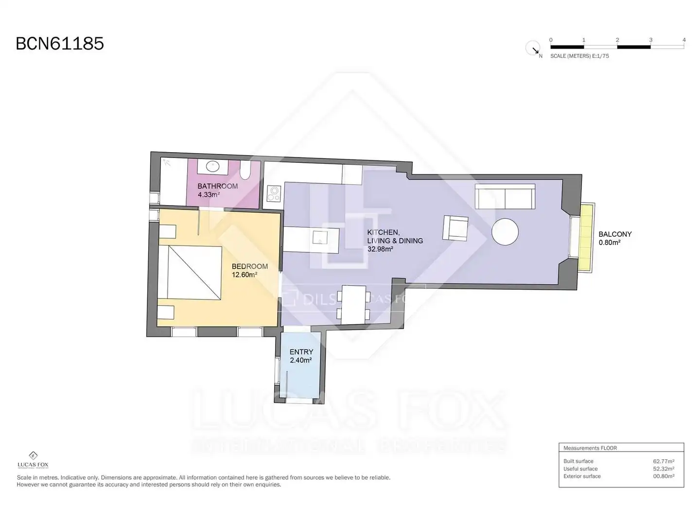 Piso en venta en Barcelona con Aire acondicionado, Calefacción y Amueblado