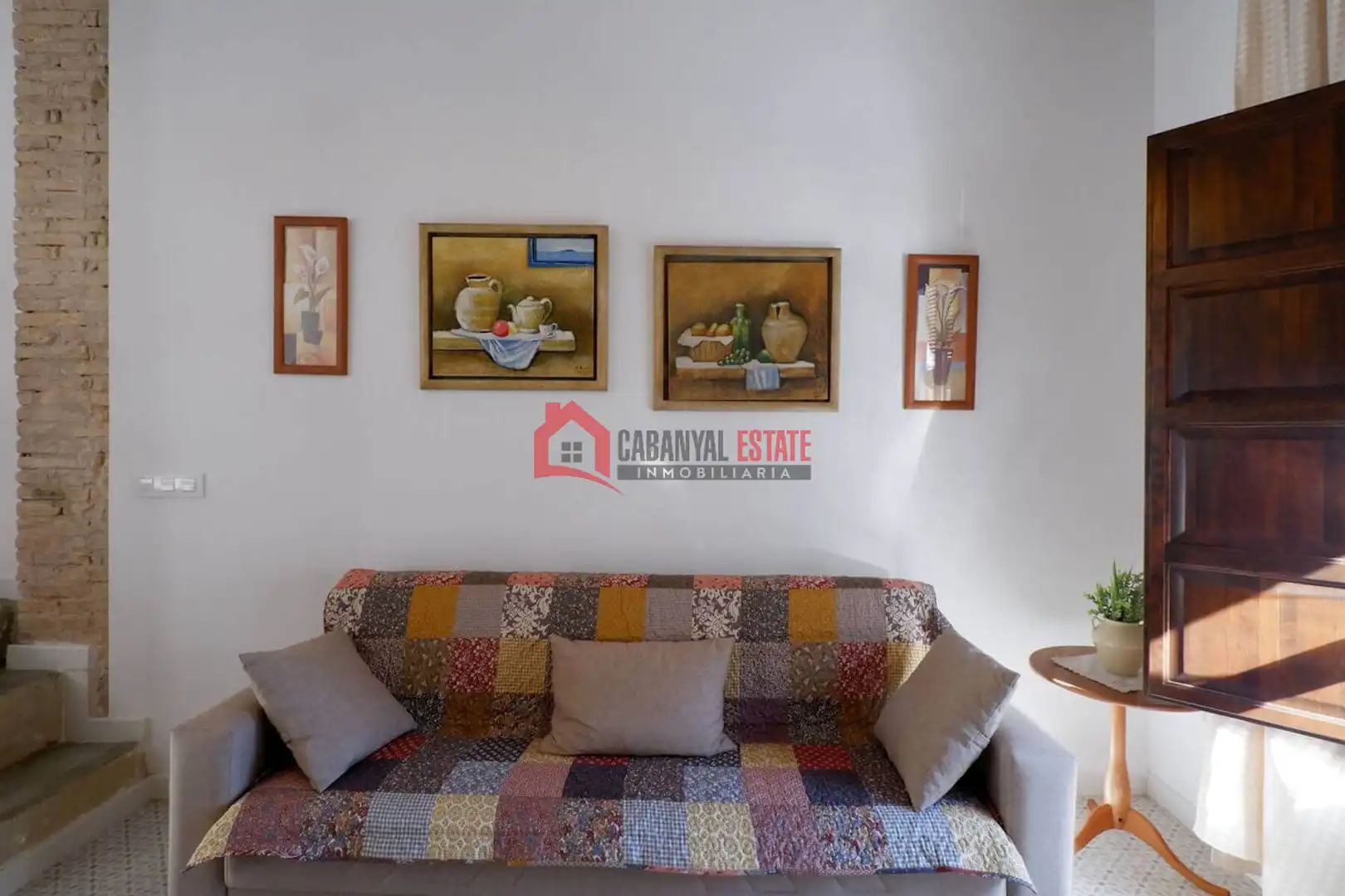 Living room of Duplexes for rent in Valencia  with Air Conditioner, Terrace and Furnished