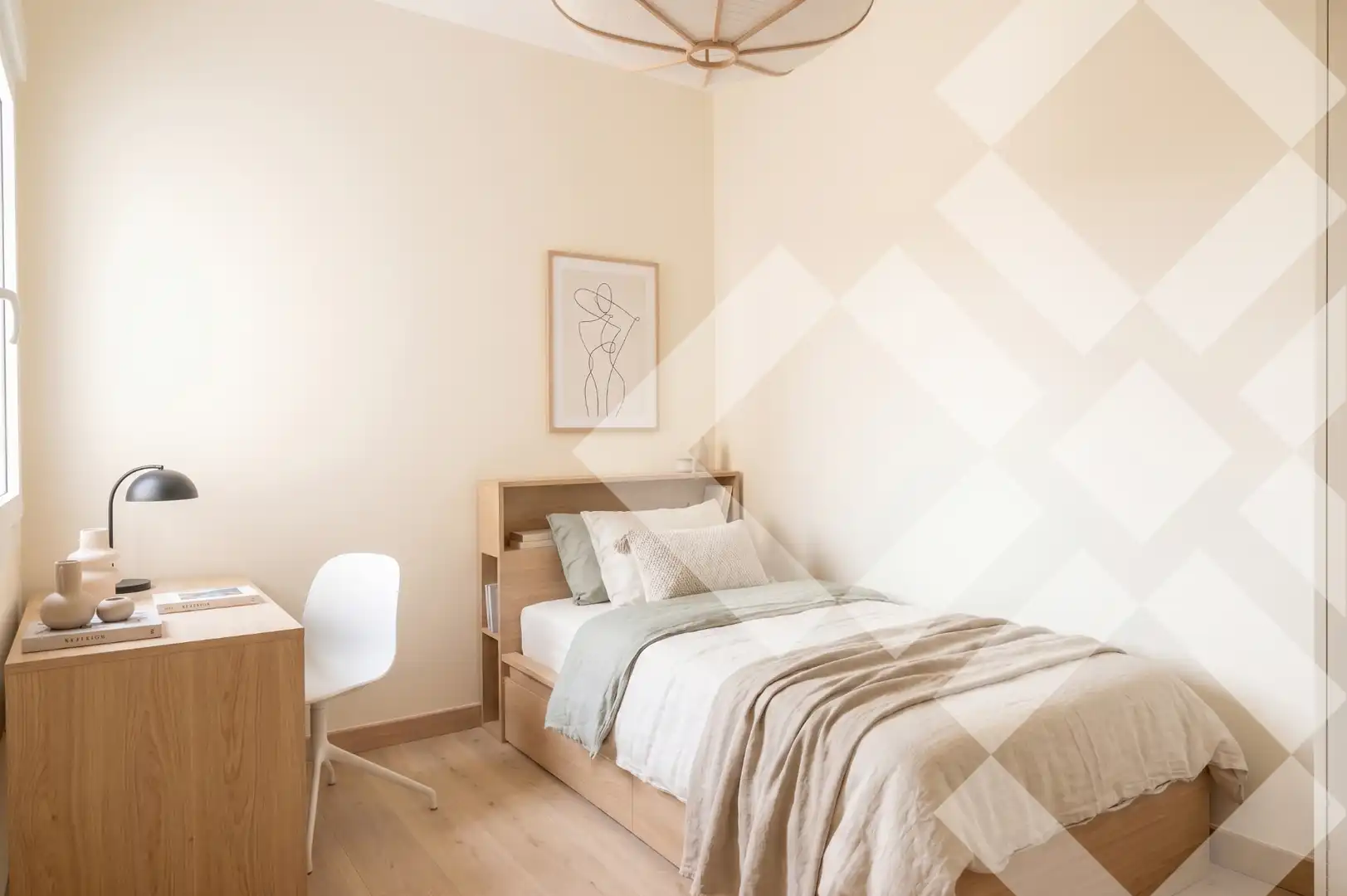 Bedroom of Flat for sale in Barcelona  with Air Conditioner, Terrace and Oven