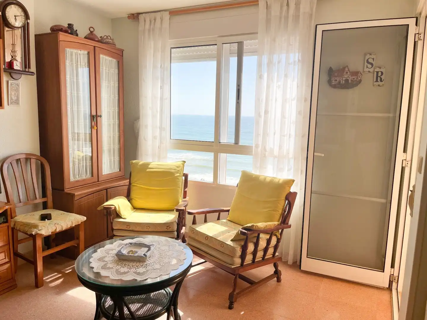 Sala de estar de Piso en venta en Guardamar del Segura con Terraza, Trastero y Amueblado