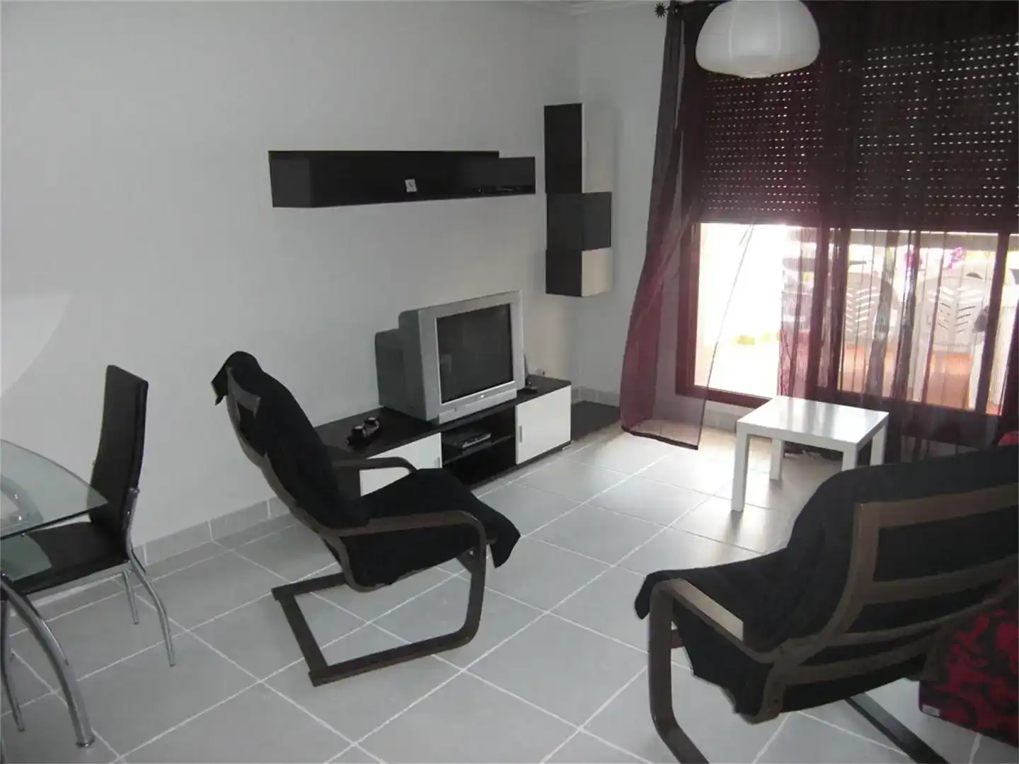 Living room of Apartments for rent in Vera  with Air Conditioner, Private garden and Swimming Pool