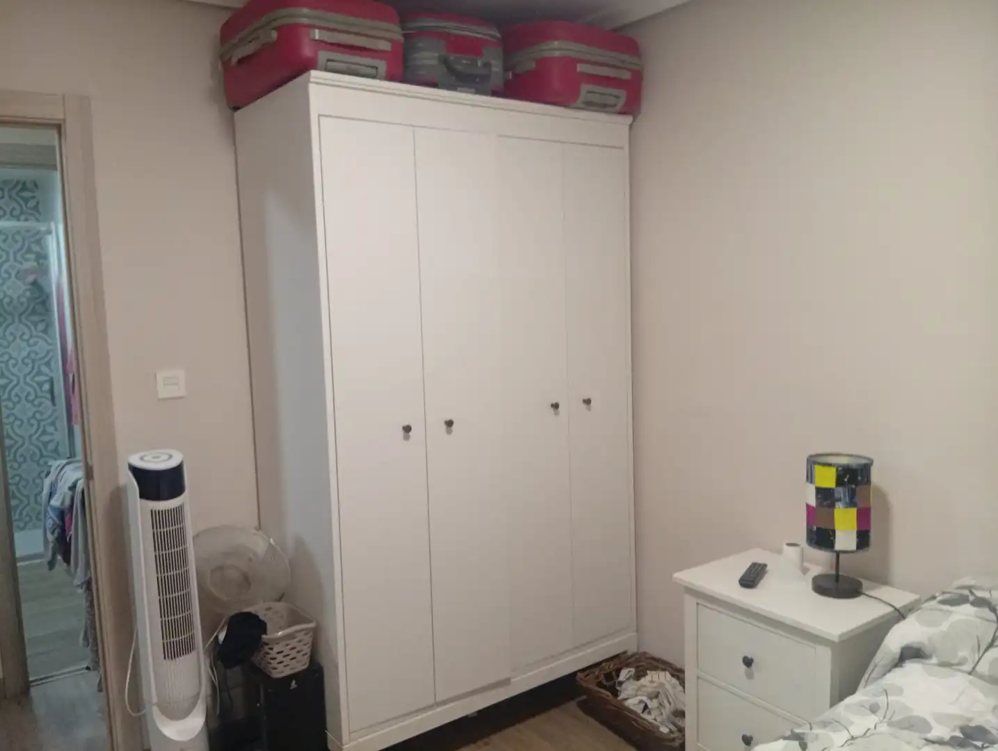 Bedroom of Flat for sale in Cabezón de Pisuerga  with Heating, Parquet flooring and Furnished