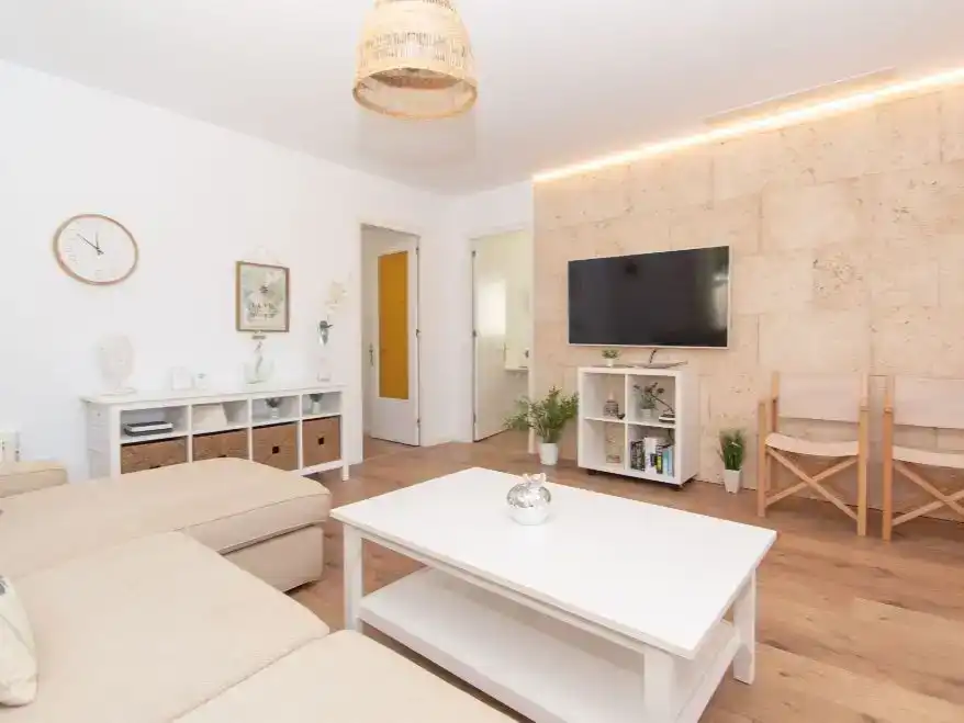 Living room of Houses for sale in Ferreries  with Air Conditioner and Swimming Pool
