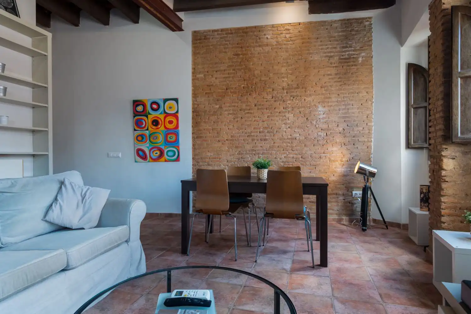 Sala de estar de Piso en venta en Sevilla con Aire acondicionado, Trastero y Amueblado