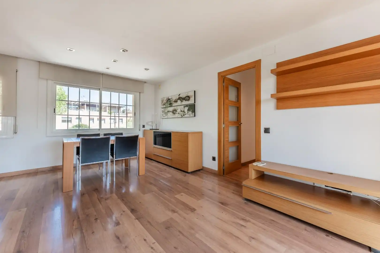 Sala de estar de Piso en venta en Parets del Vallès con Aire acondicionado, Calefacción y Parquet