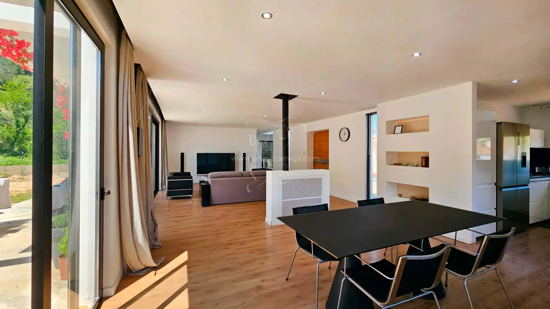 Sala d'estar de Casa o xalet en venda en Lloret de Mar amb Aire condicionat, Calefacció i Jardí privat