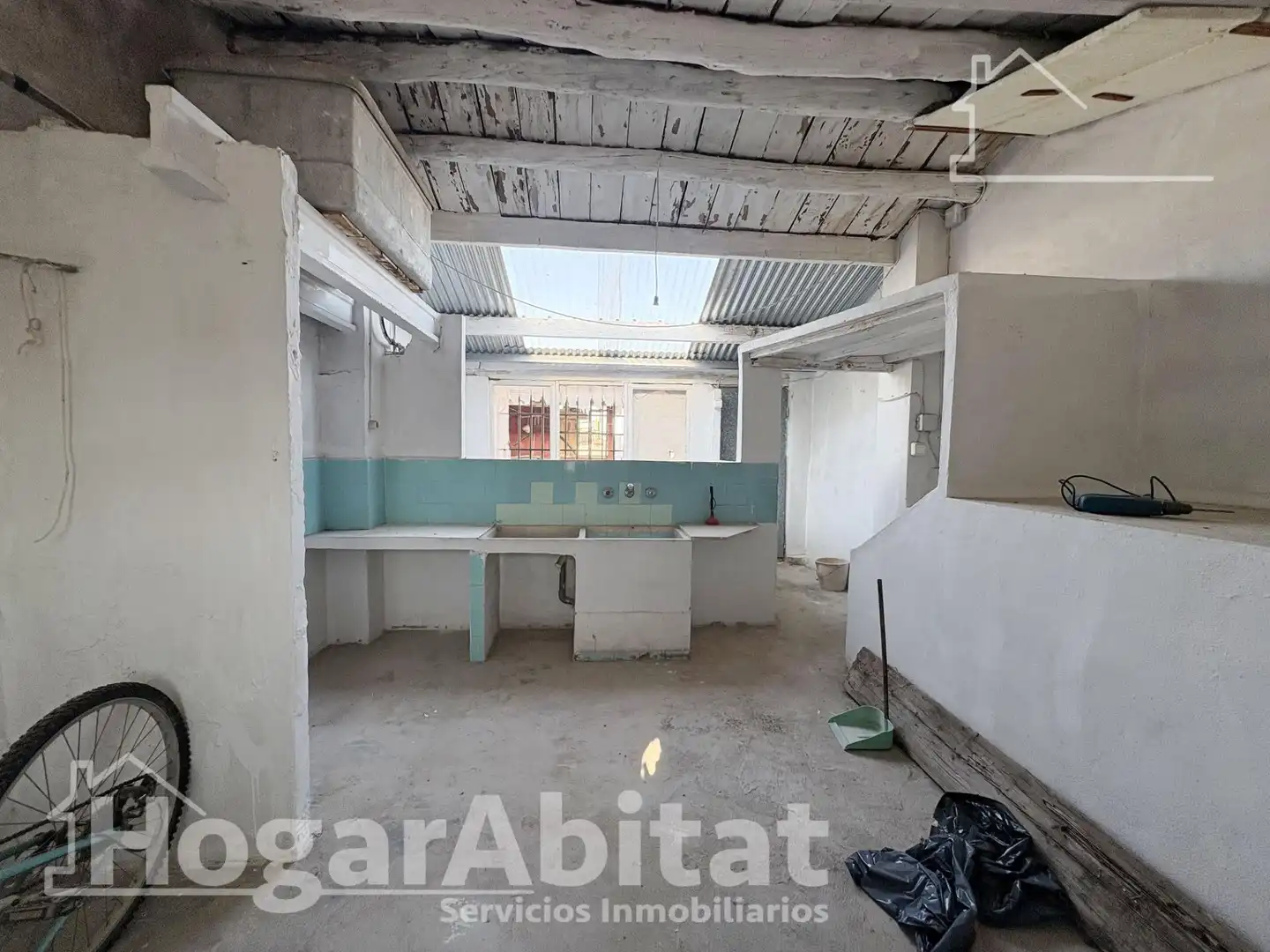 Cocina de Casa o chalet en venta en Tavernes de la Valldigna con Terraza, Trastero y Amueblado