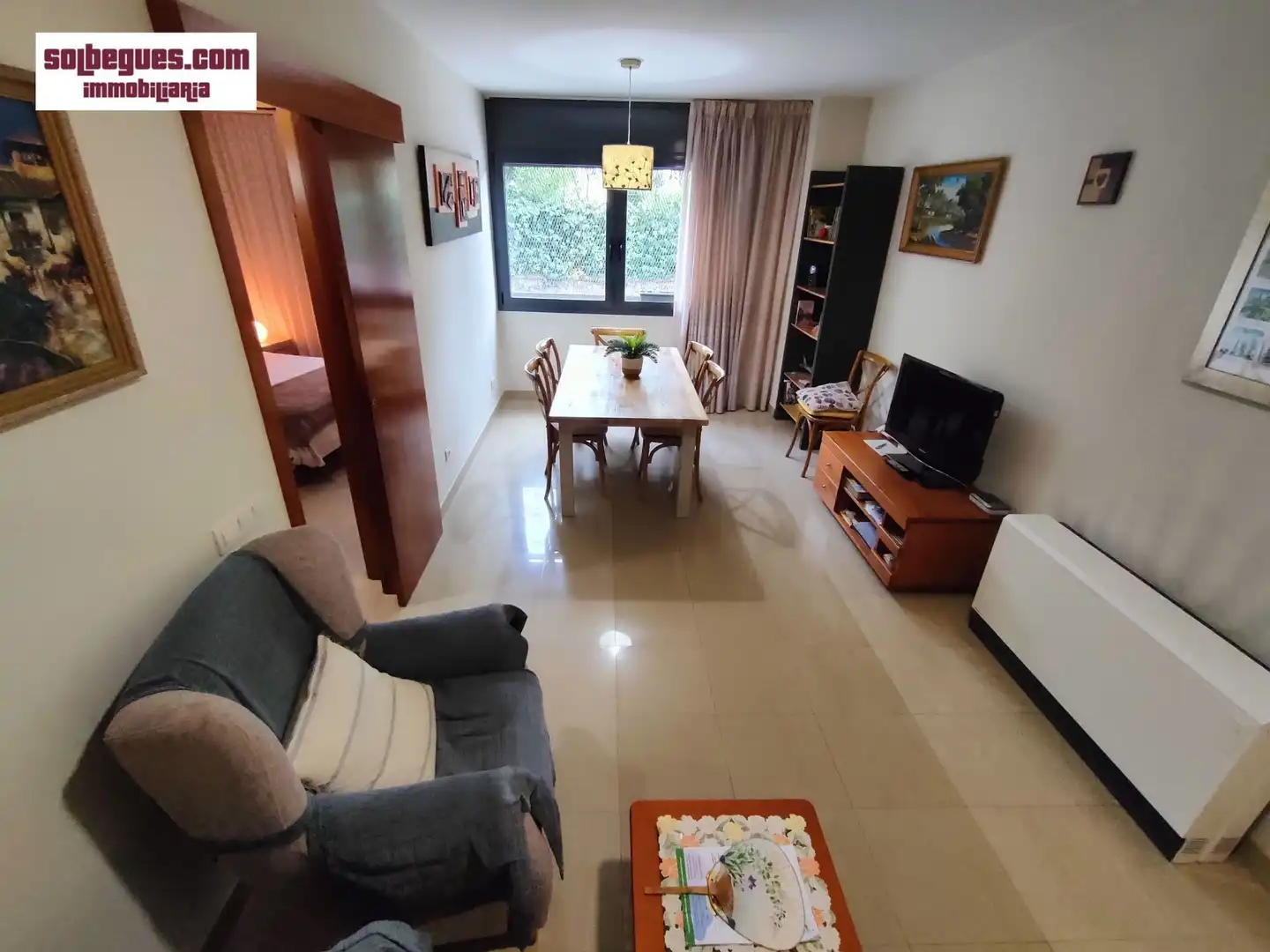 Living room of Flat for sale in Begues  with Heating and Storage room