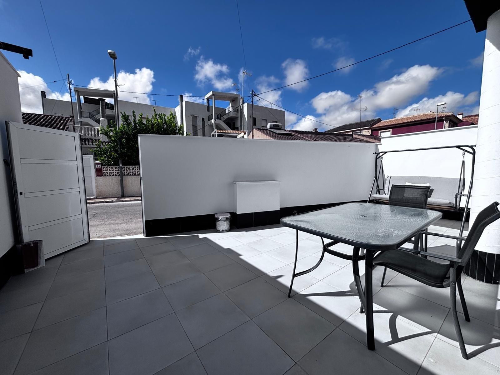 Terrassa de Casa adosada en venda en San Javier amb Terrassa, Traster i Alarma