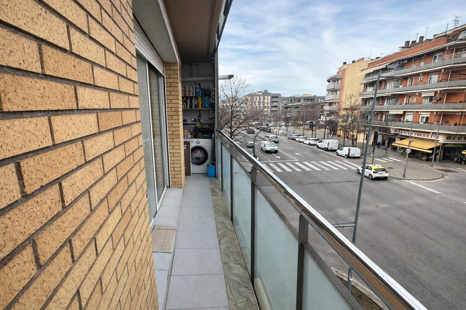 Balcony of Flat for sale in Terrassa  with Air Conditioner, Terrace and Balcony