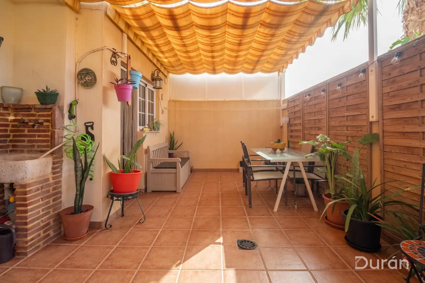 Terrace of Detached homes for sale in Roquetas de Mar  with Air Conditioner, Heating and Terrace