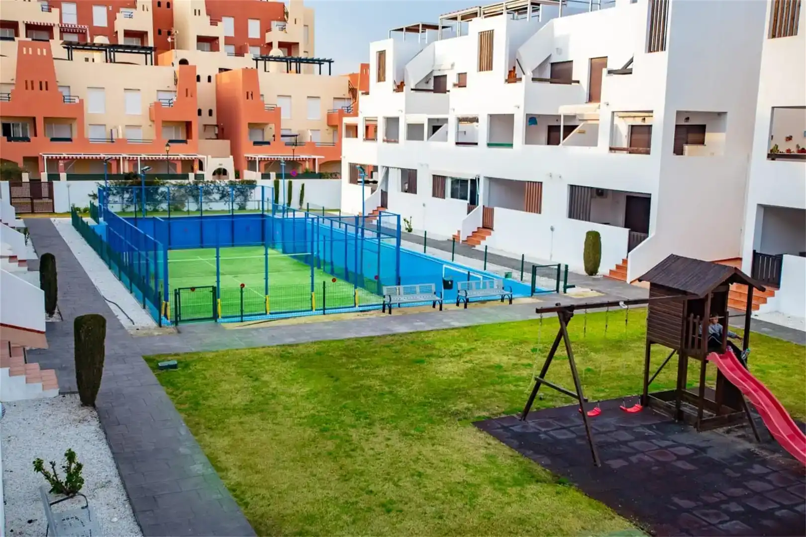 Swimming pool of Flat for sale in Vera  with Air Conditioner