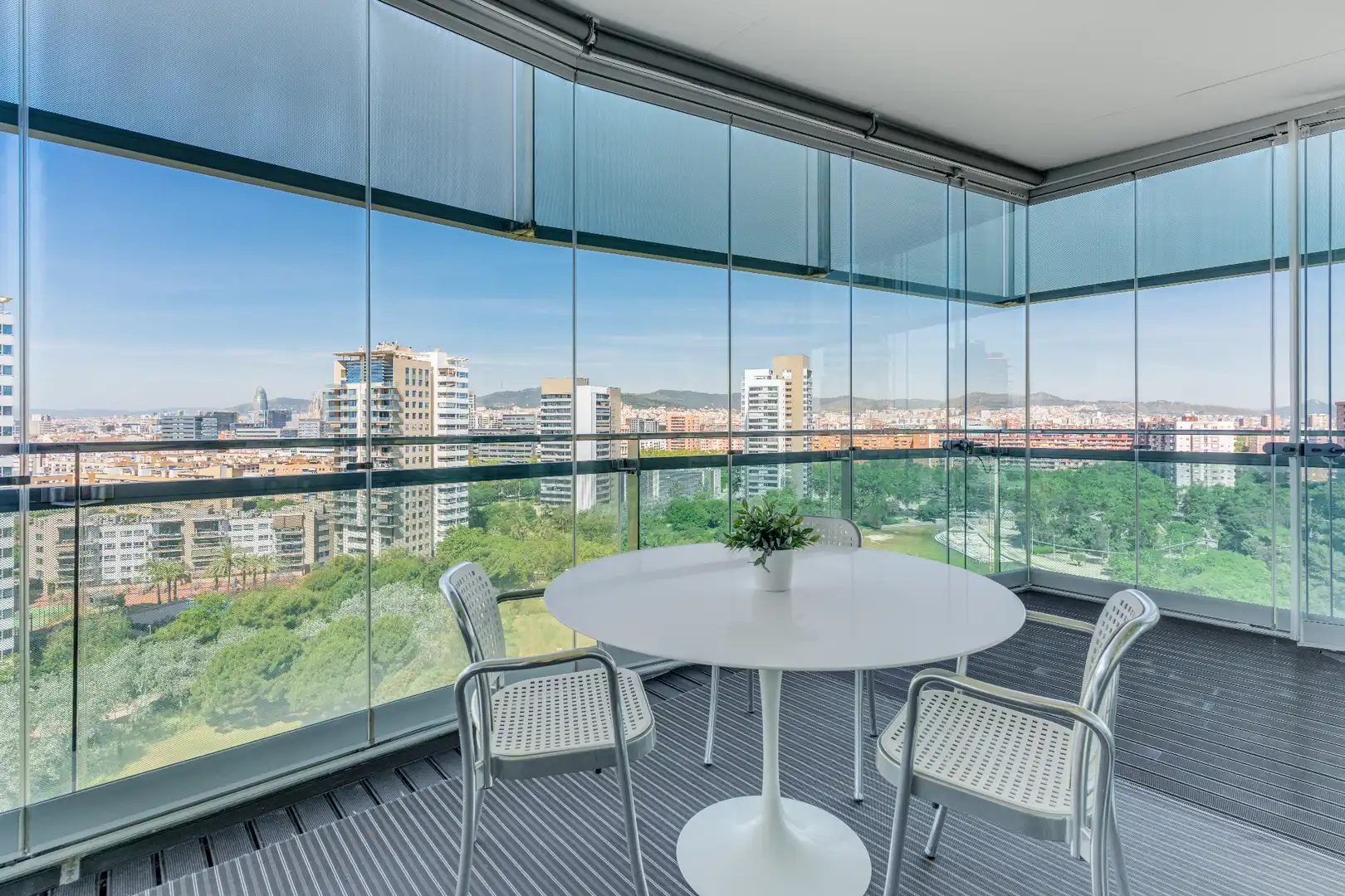 Terrace of Flat for sale in Barcelona  with Air Conditioner, Heating and Parquet flooring