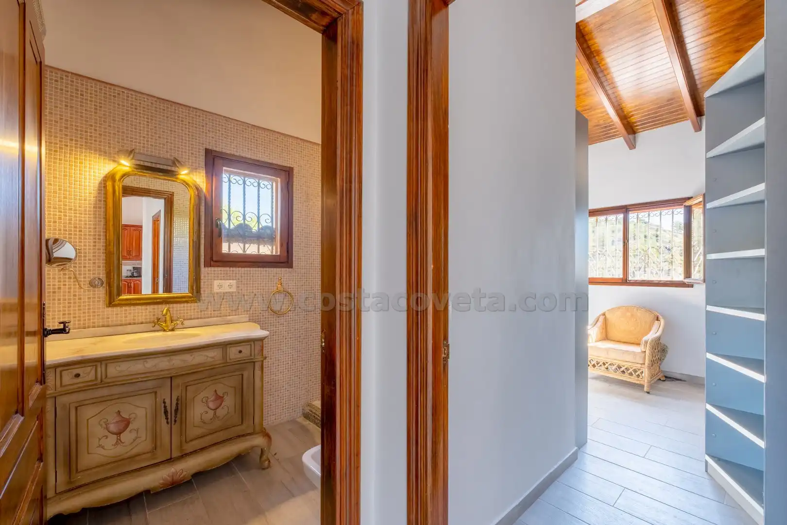 Baño de Casa o chalet en venta en Relleu con Aire acondicionado, Jardín privado y Terraza