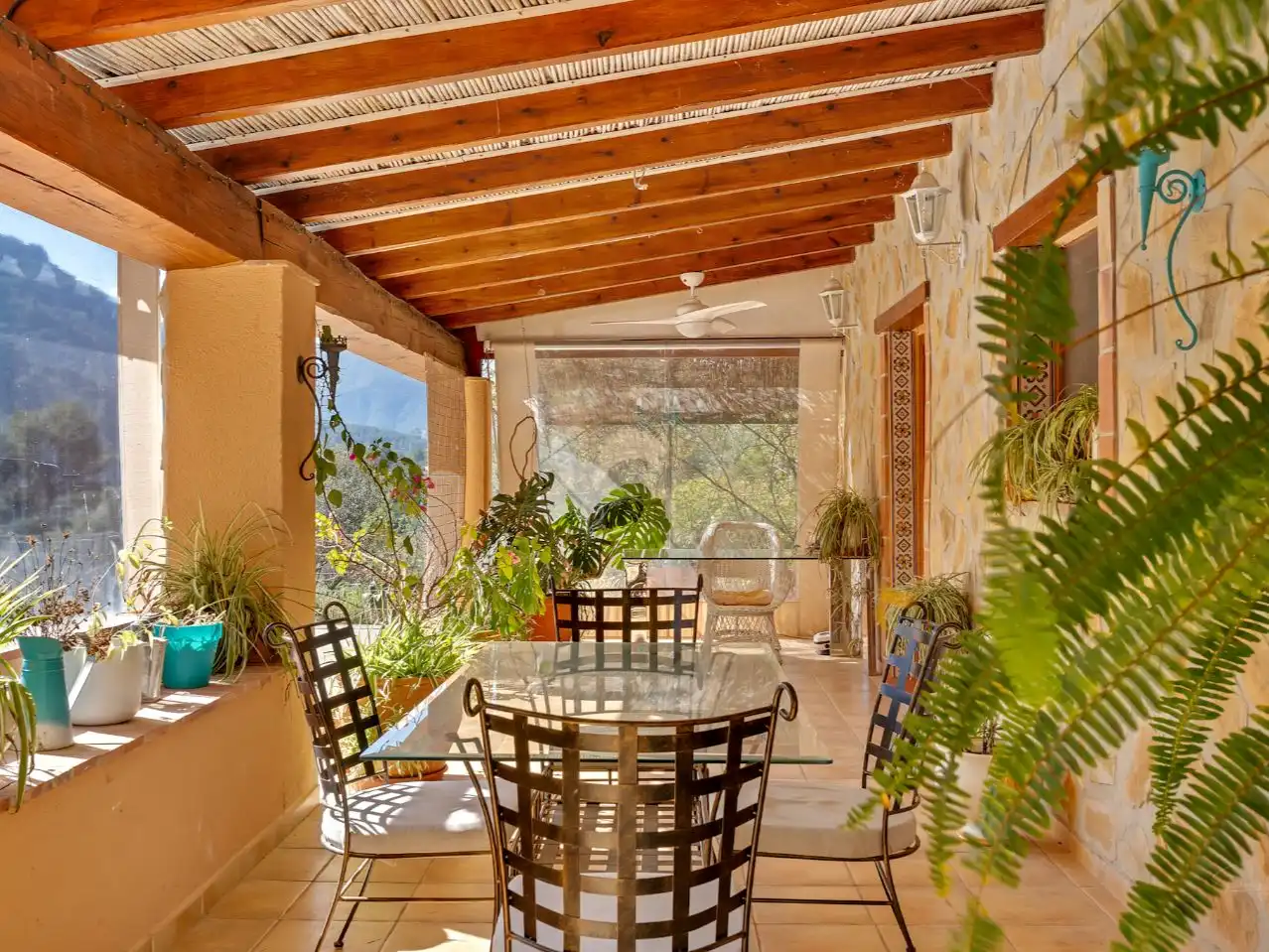 Terraza de Casa o chalet en venta en Castell de Castells con Aire acondicionado, Terraza y Piscina