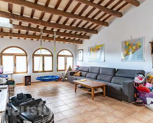 Sala d'estar de Casa o xalet en venda en Abrera amb Aire condicionat, Terrassa i Balcó