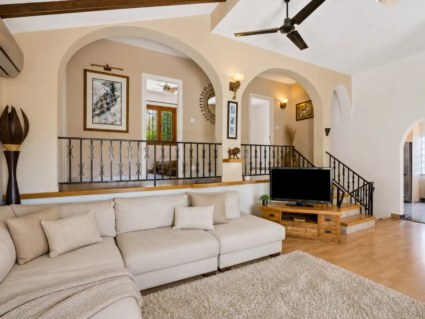 Sala d'estar de Casa o xalet en venda en Jávea / Xàbia amb Aire condicionat