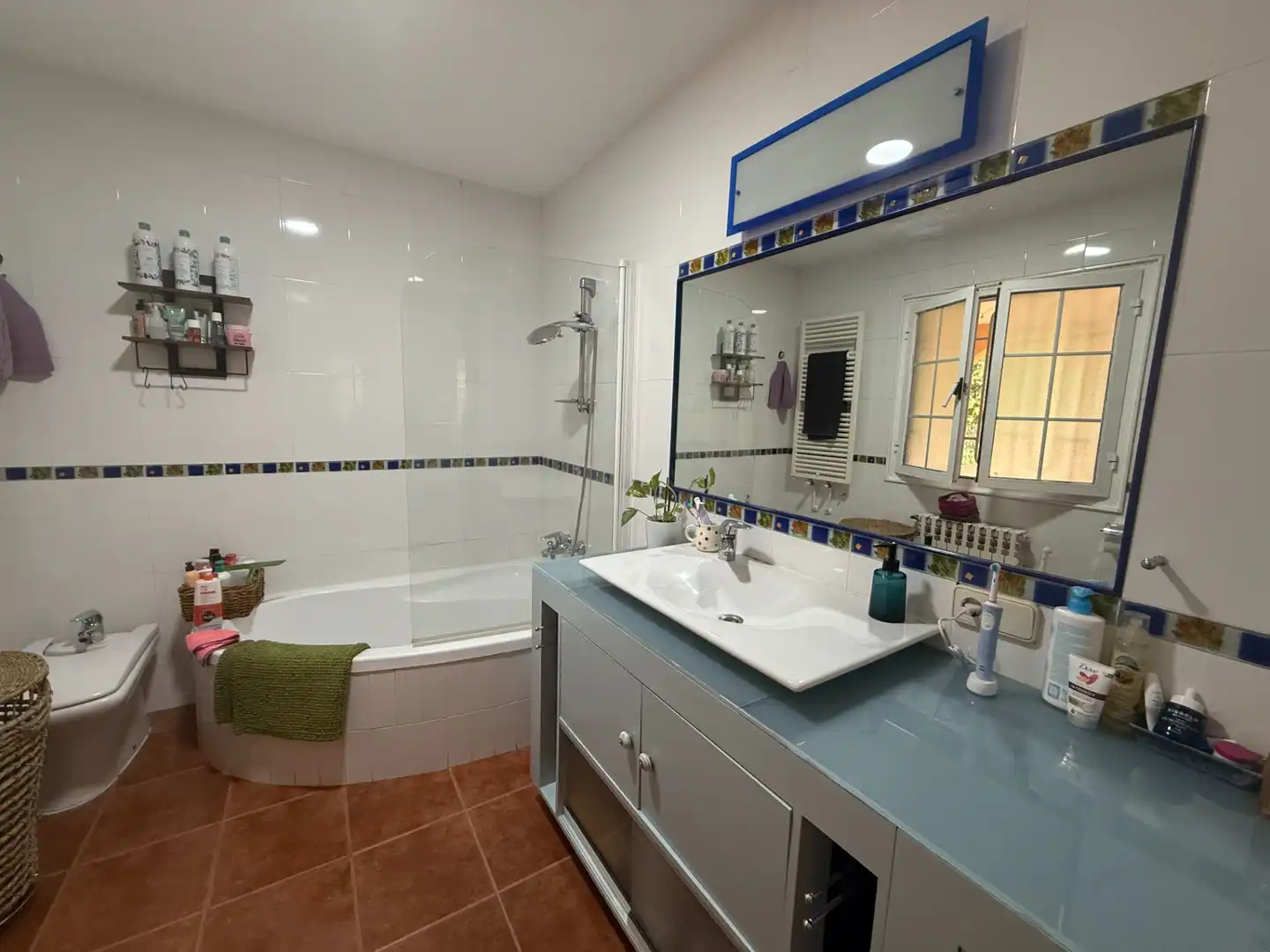 Baño de Casa o chalet en venta en Poblete con Aire acondicionado, Jardín privado y Piscina