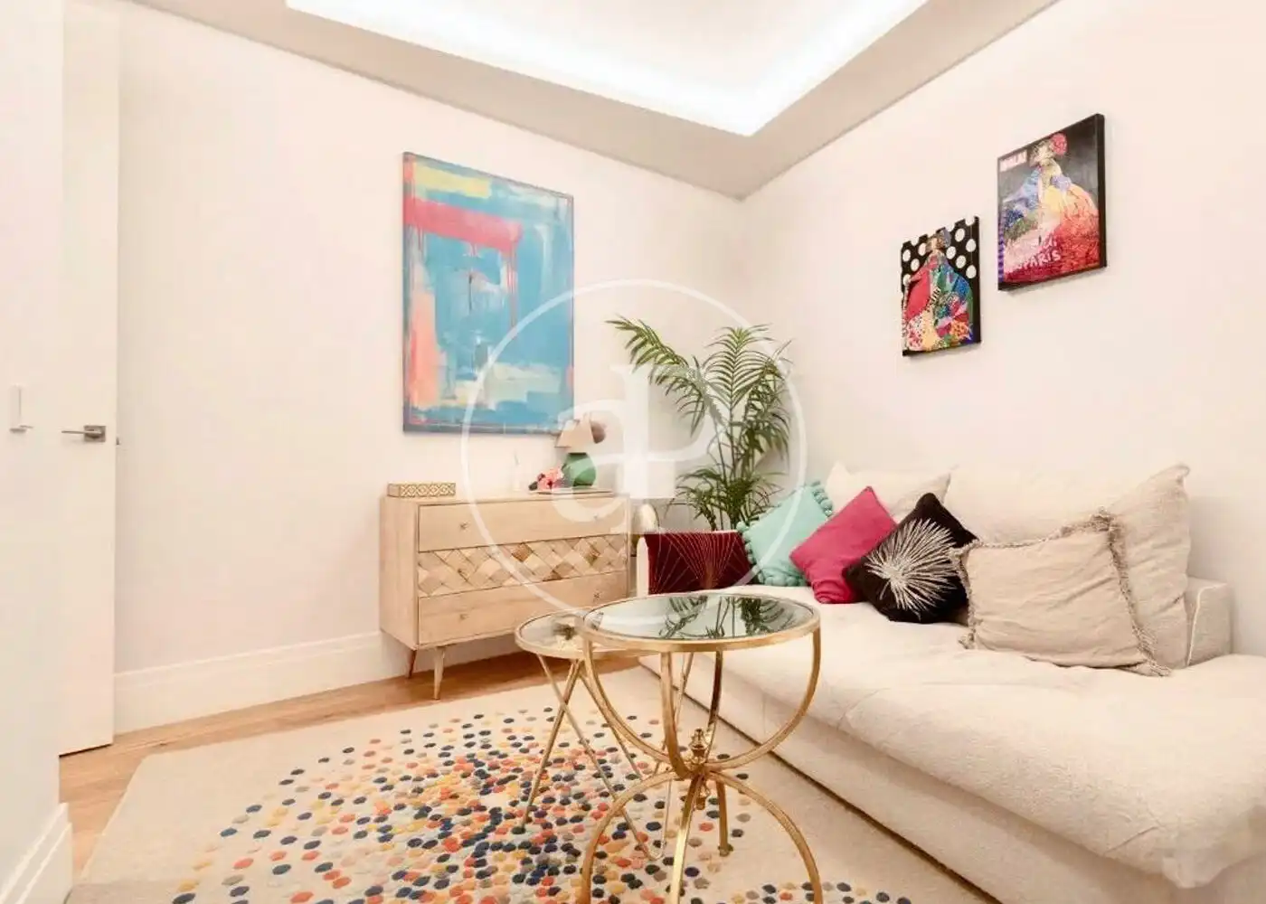 Sala de estar de Piso en venta en Madrid con Aire acondicionado, Calefacción y Amueblado