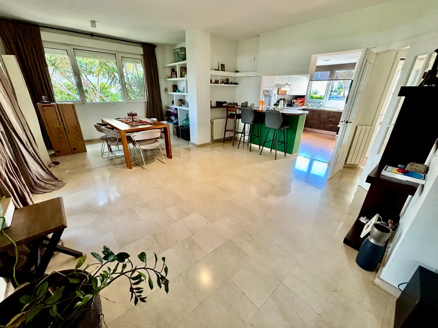 Comedor de Casa adosada en venta en Sant Joan d'Alacant con Aire acondicionado, Calefacción y Jardín privado