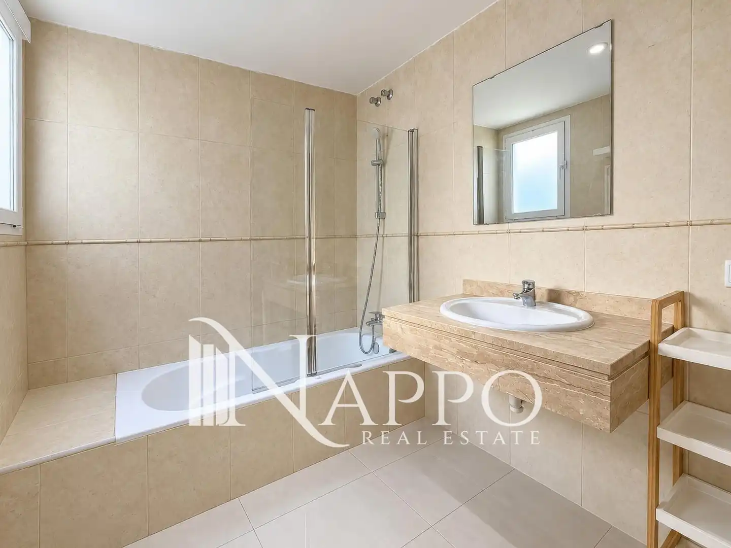 Badezimmer von Dachboden zum Verkauf in Marratxí mit Klimaanlage, Terrasse und Schwimmbad