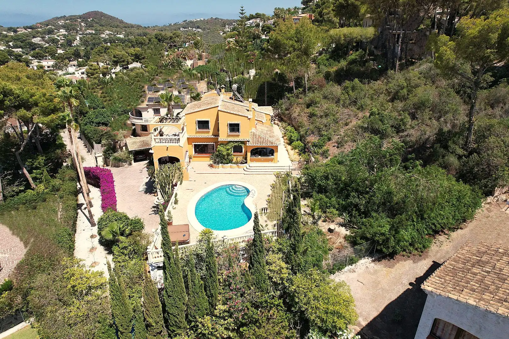 Exterior view of Houses for sale in Jávea / Xàbia  with Air Conditioner and Private garden