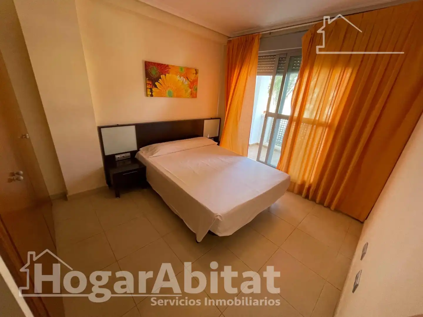 Bedroom of Flat for sale in Vera  with Air Conditioner, Private garden and Terrace