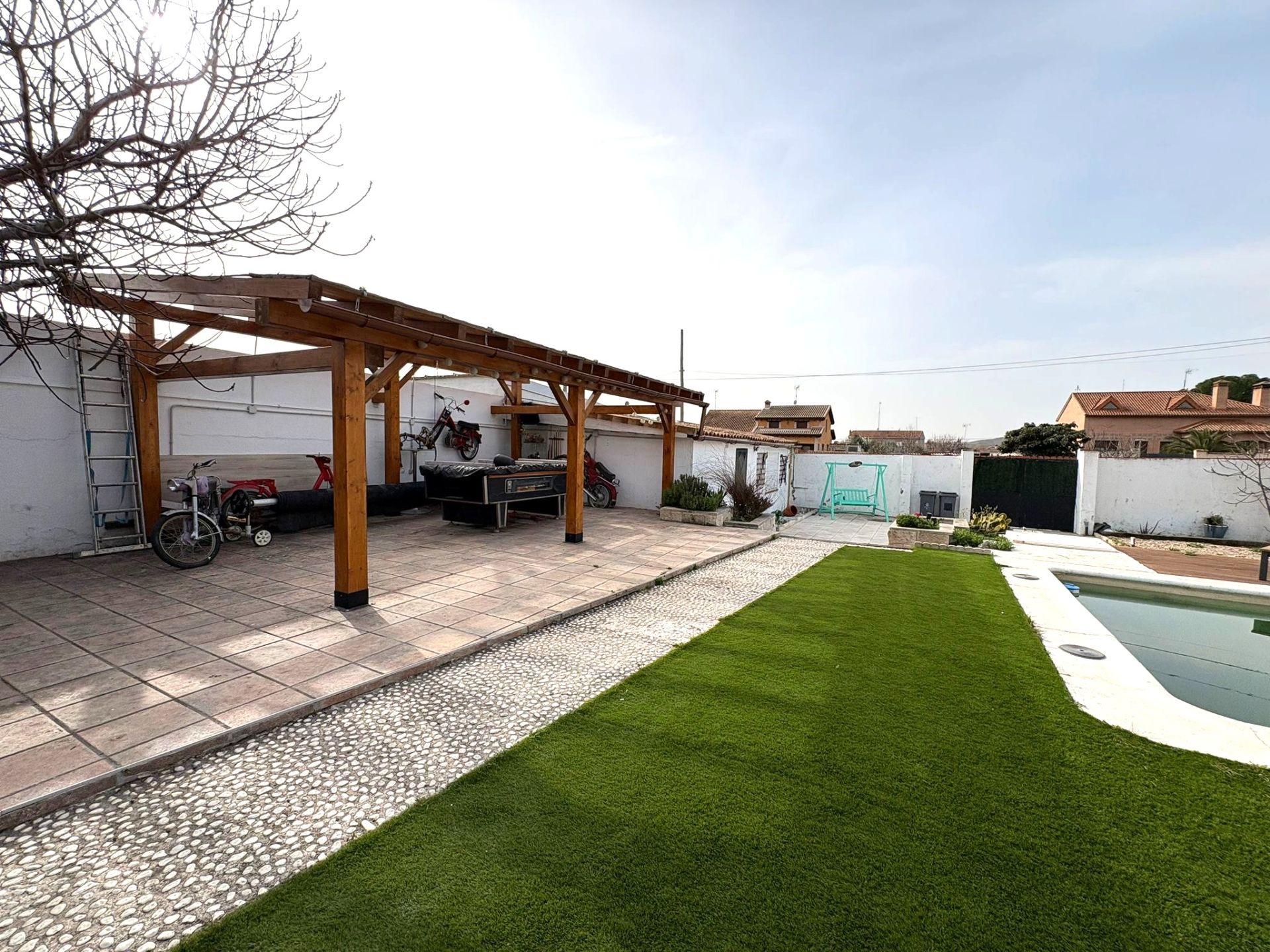 Terrace of Houses for sale in San Martín de la Vega  with Air Conditioner, Heating and Private garden