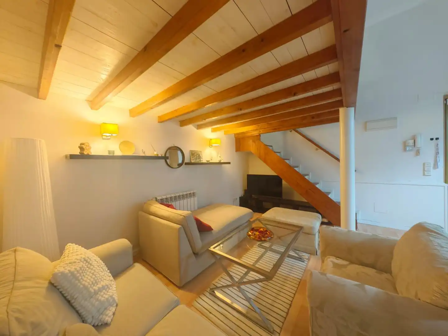 Sala d'estar de Apartament de lloguer en Madrid amb Calefacció