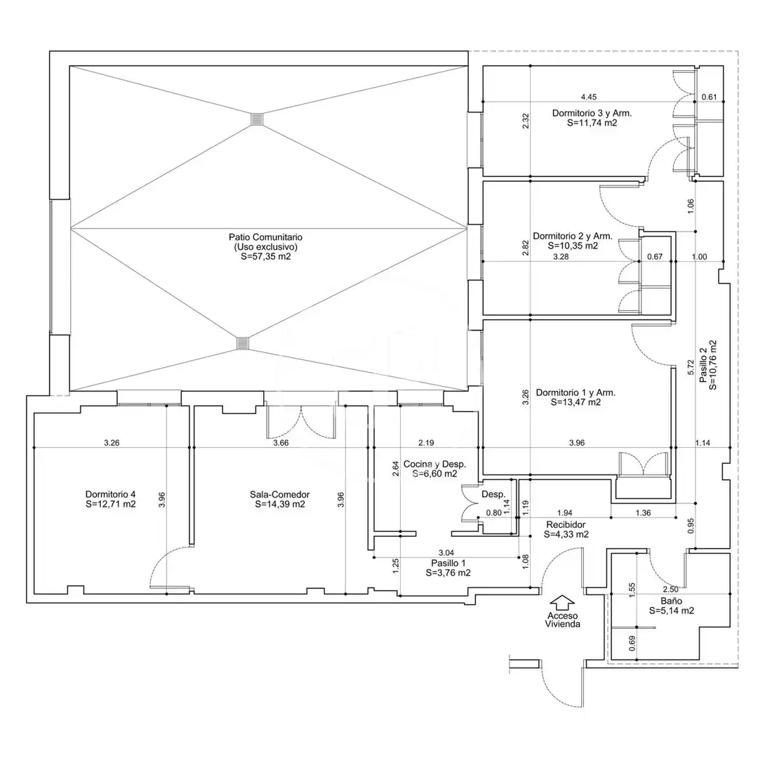Flat for sale in Madrid  with Heating, Terrace and Storage room